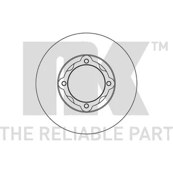 Brzdový kotouč Brzdový kotouč, , MB058582, MB316729, MB366433, NK, 203001