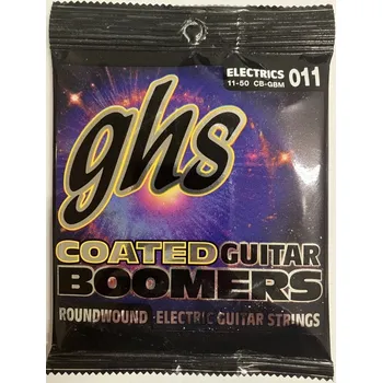Struna pro kytaru a smyčcový nástroj GHS CB-GBM - Coated Boomers Medium (011-050)