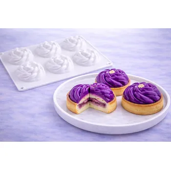 Forma na pečení Silicolove forma na vrchní část tartaletky RING FLEUR ø 7cm