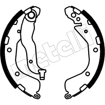 Sada brzdových čelistí, , METELLI, 53-0787