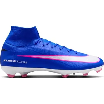 Fotbal Pánské kopačky Nike ZOOM AIR MERCURIAL SUPERFLY 10 PRO FG 13 Modrá, Bílá, Růžová