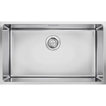 Nerezový dřez Kuchyňský dřez Blanco Quato 700-U Nerez kartáčovaný 528231