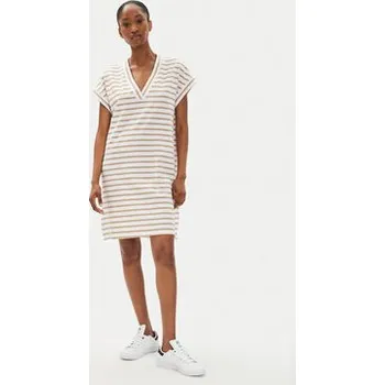 Dámské šaty United Colors Of Benetton Každodenní šaty 3TLLDV01O Béžová Regular Fit S