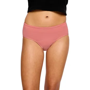Menstruační kalhotky Menstruační kalhotky Modibodi Basic Mid-Rise Brief Moderate Bedrose Pink (MKMBMRBMBP) S