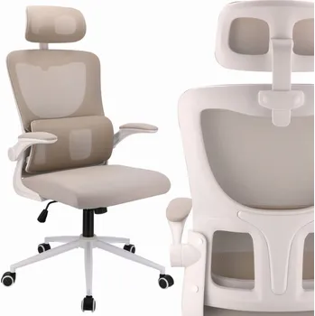 STYLO Ergonomická kancelářská židle ZEO – béžová