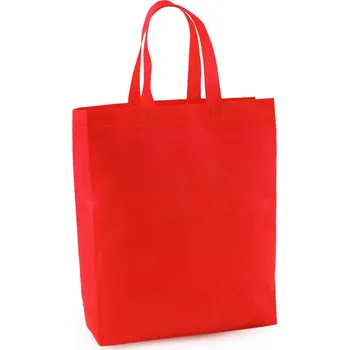 Taška z netkané textilie 30x37 cm, střední, 4 červená