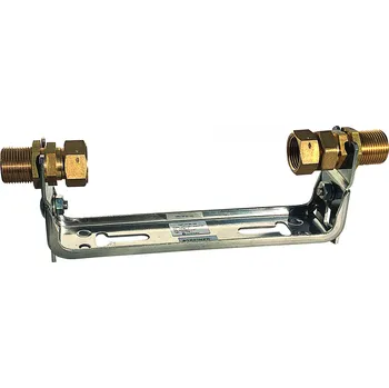 GREINER S.p.A. Držák vodoměru posuv.od zdi - pozink - 1" přip. šroubění 3/4" x 3/4" - 190 - Qn 2,5 7951.29.00.075