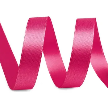 Stuha Atlasová stuha oboulící šíře 15 mm, střední, 633 pink