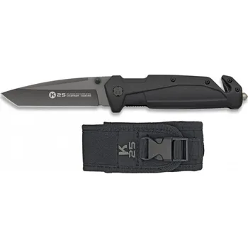 Sport Záchranářský nůž K25 18486 ČERNÝ