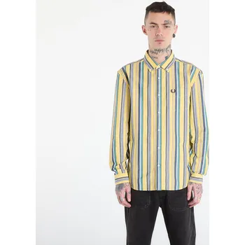 Pánská košile Košile FRED PERRY Relaxed Stripe Shirt Lemon Barley XL