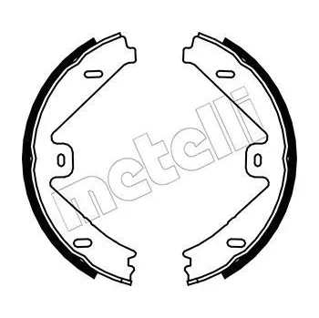 Brzdový systém Sada brzdových čelistí, parkovací brzda, , 0054203620, 2124200120, A0054203620, A2124200120, METELLI, 53-0250
