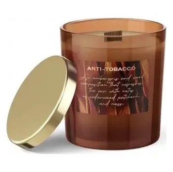 Svíčka Vonná svíčka Anti Tobacco s víčkem