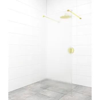 Swiss aqua technologies Sprchová zástěna Walk-in 100 cm SAT v barvě profilu zlatá SATBWI100MSZAVZ