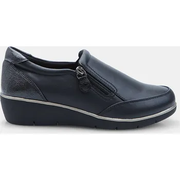 Dámské mokasíny Comfit mokasíny dámské městský styl černé, vel. 40,5