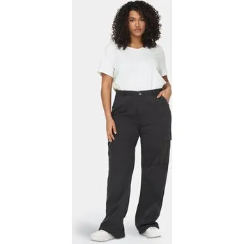 Pánská móda ONLY Carmakoma T-Shirt 15285965 Bílá Regular Fit 50_52