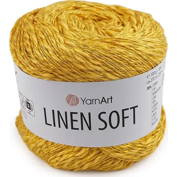 Příze Pletací příze Linen Soft 100 g