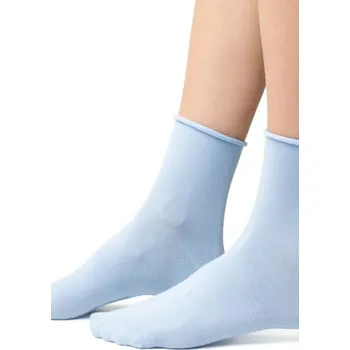 Pánské oblečení Dámské netlačící ponožky 125 světle modrá 38-40