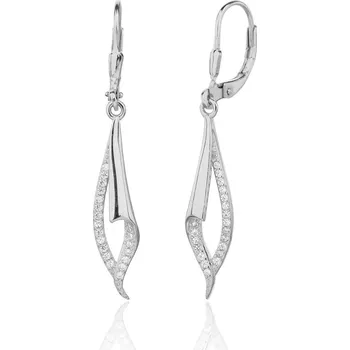 Náušnice Náušnice JVD SVLE3404XJ6BI00 stříbrné