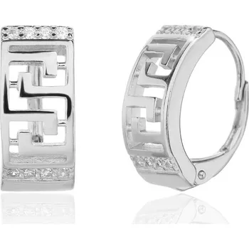 Náušnice Náušnice JVD SVLE3381XJ6BI00 stříbrné