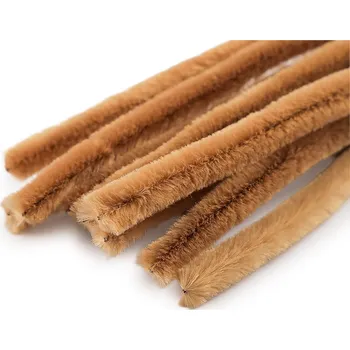 Hobby drát Chlupaté drátky na tvoření Ø10 mm délka 30 cm, malé, 11 béžová velbloudí