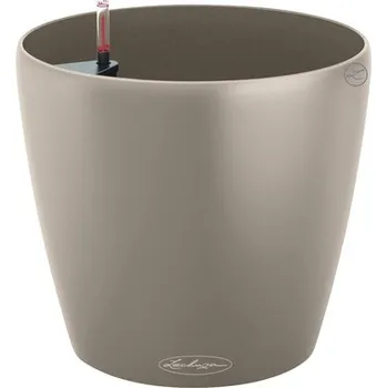 Květináč Samozavlažovací květináč Lechuza Classico Color Ø 68 x 65 cm pískově hnědý včetně zavlažovacího systému, substrátu a indikátoru hladiny vody