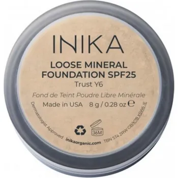 Make-up INIKA Organic Přírodní sypký minerál pudrový make-up s SPF 25