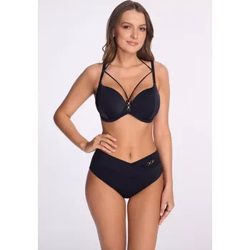 Dámské plavky Plavková podprsenka s polovičními košíčky Ava SK 253 Black černá 75F