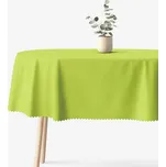 Velikonoční oválný teflonový ubrus - zelený 120 x 180 cm