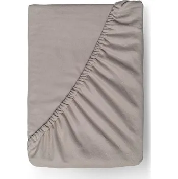 Prostěradlo Kvalitex Flanelové napínací prostěradlo béžové 180x200