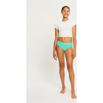 Dívčí menstruační kalhotky Modibodi Teen Hipster Boyleg Moderate Melon Green (DMKMTHBMMG) 12-14 let