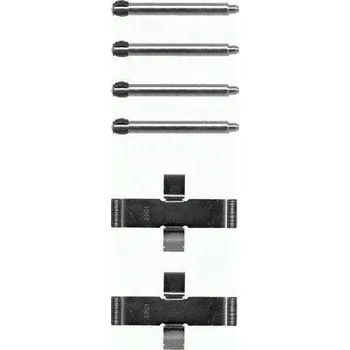 Přislušenství brzdového systému Sada příslušenství, obložení kotoučové brzdy, , HELLA, 8DZ 355 207-381