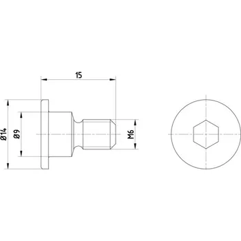 Brzdový kotouč Šroub, brzdový kotouč, , 2014210171, 2104210271, A2014210171, A2104210271, HELLA, 8DZ 355 209-011