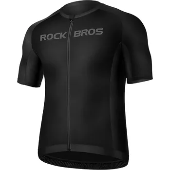 cyklistický dres Cyklistický dres Rockbros 15120002002 s krátkým rukávem M - černý