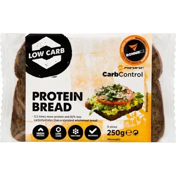 Trvanlivě pečivo ForPro Proteinový plátkový chléb ® 250 g natural