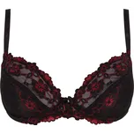 Antonela Diorella luxusní podprsenka s krajkou květovaná 9785 75C červená