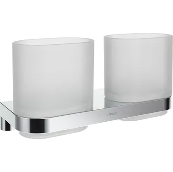 Držák na kartáček Ravak Chrome II sada sklenic s uchem chrom X07P1365