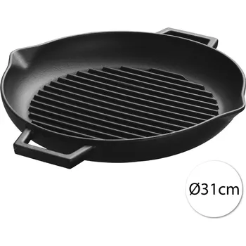 Hrnec Perfect Home Litinová grilovací pánev s výlevkou 31cm, 15502