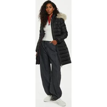 Pánská větrovka Tommy Jeans Vatovaná bunda Essential DW0DW18864 Černá Slim Fit XXS