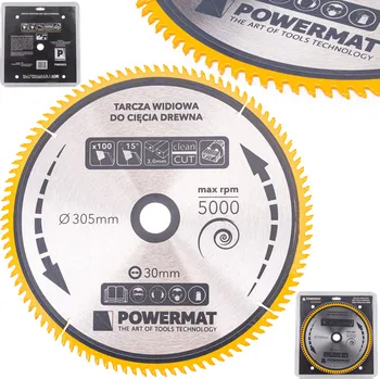 Pilový kotouč Pilový kotouč na dřevo 305x30 100z TDD-305x30x100Z