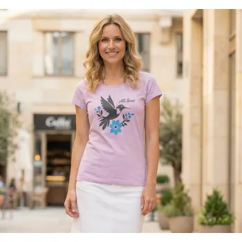 Dámské tričko Dámské triko s krátkým rukávem ALTISPORT ALW192122 ORCHID XL