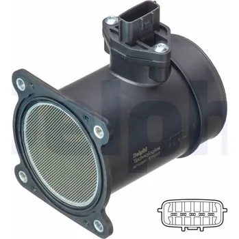 Váha vzduchu Snímač množství protékajícího vzduchu, , DELPHI, AF10501-12B1