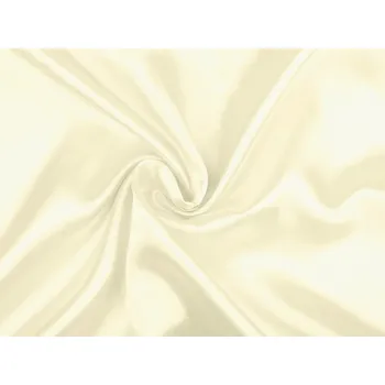 Satén jemně tuhý metráž, střední, 2 (17) krémová nejsvět.