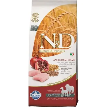 N&D (Farmina Pet Foods) N&D LG DOG Light M/L Chicken&Pomegranate Balení: 2.5kg
