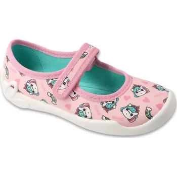 Dívčí obuv BEFADO 114X560 dívčí balerínky růžové jednorožec 26 114X560_26