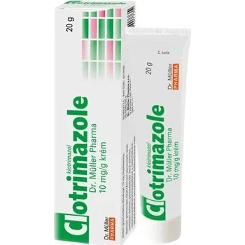 Lék na kožní problémy, vlasy a nehty Clotrimazole Dr.Müller Pharma 10mg/g crm.1x20g II