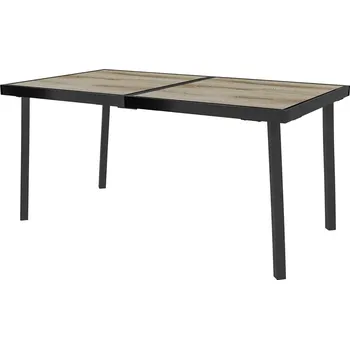 Zahradní stůl Balkonový stůl pro 6 osob 145 x 85 cm | šedý