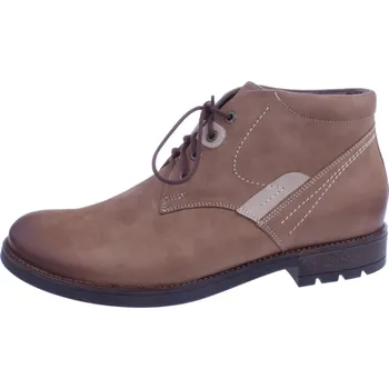 Pánské polobotky OBUV JANA ČR Boty 1028 světle hnědé pánské kožené zimní Velikost: 40