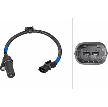 Auto elektroinstalace Generátor impulsů, klikový hřídel, , HELLA, 6PU 358 381-381