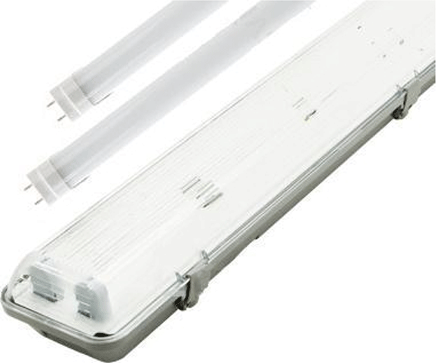 LEDSVITI 015312 LED zářivkové těleso 120cm + 2x LED zářivka studená bílá 5000lm + 2x LED zářivka studená bílá 5000lm