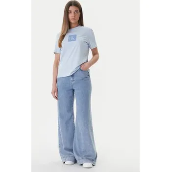 Oblečení a móda Calvin Klein Jeans T-Shirt LV047F819G Modrá Classic Fit L